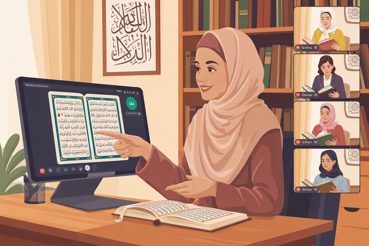 Online Female Quran Teacher for Kids & Sisters – Learn Quran with Tajweed at Home